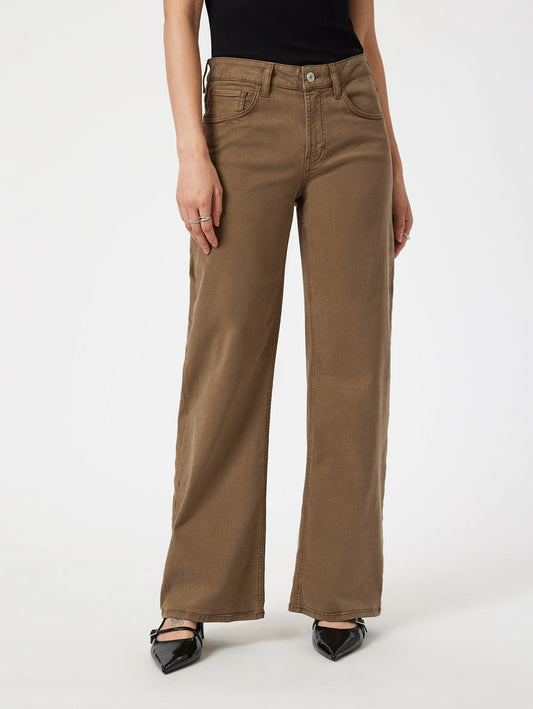 Alena Pant - Brindle Luxe Twill