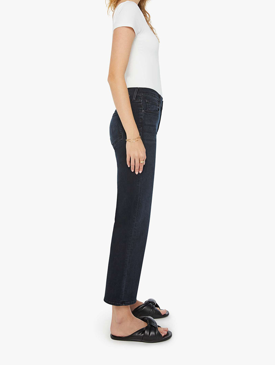 The Mid Rise Rambler Zip Ankle Jean - Night In Venice