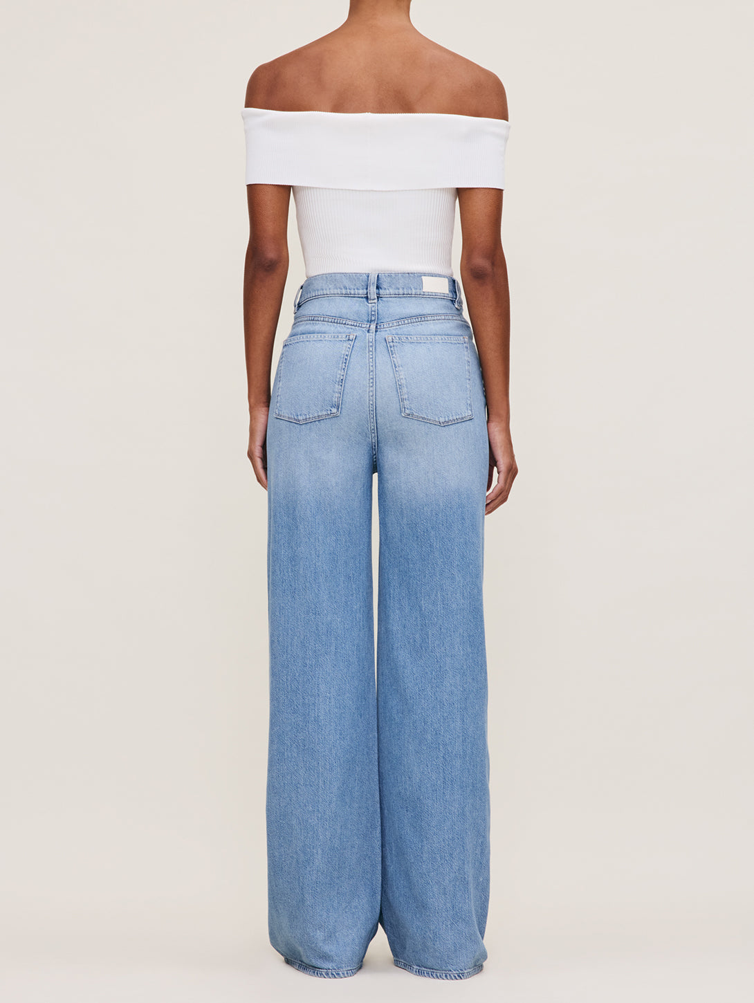 Hepburn Wide Leg Jean - River Bank