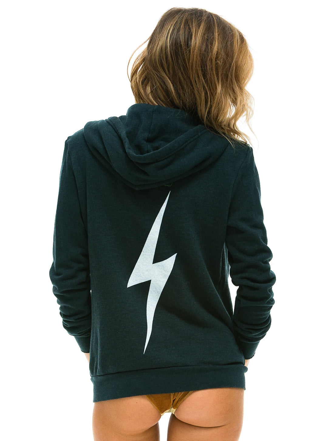 Bolt Zip Hoodie - Charcoal