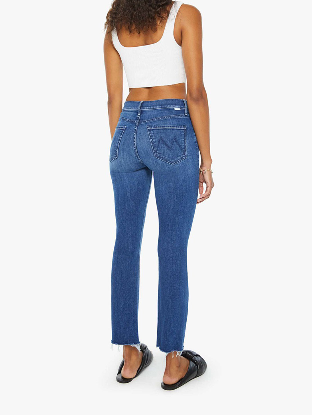 The Mid Rise Dazzler Ankle Fray Jean - Nothing Between Us