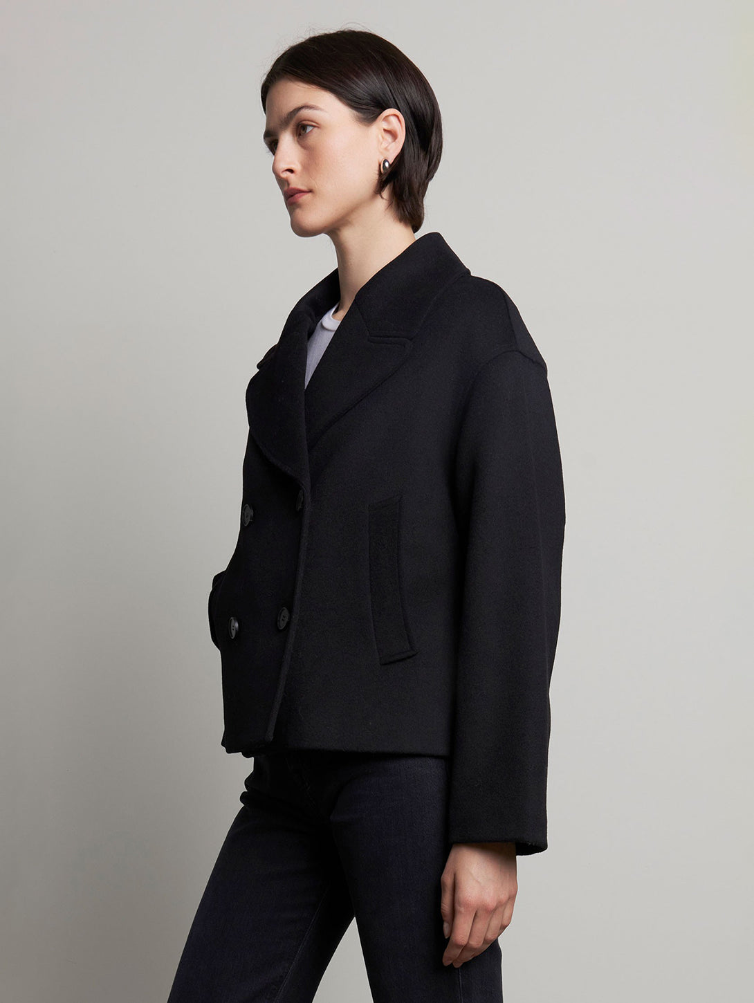 Westwood Peacoat - Black