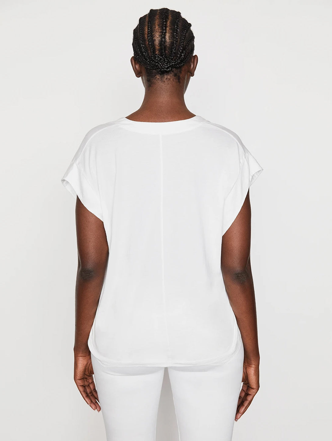 Le Mid Rise V Neck T-Shirt