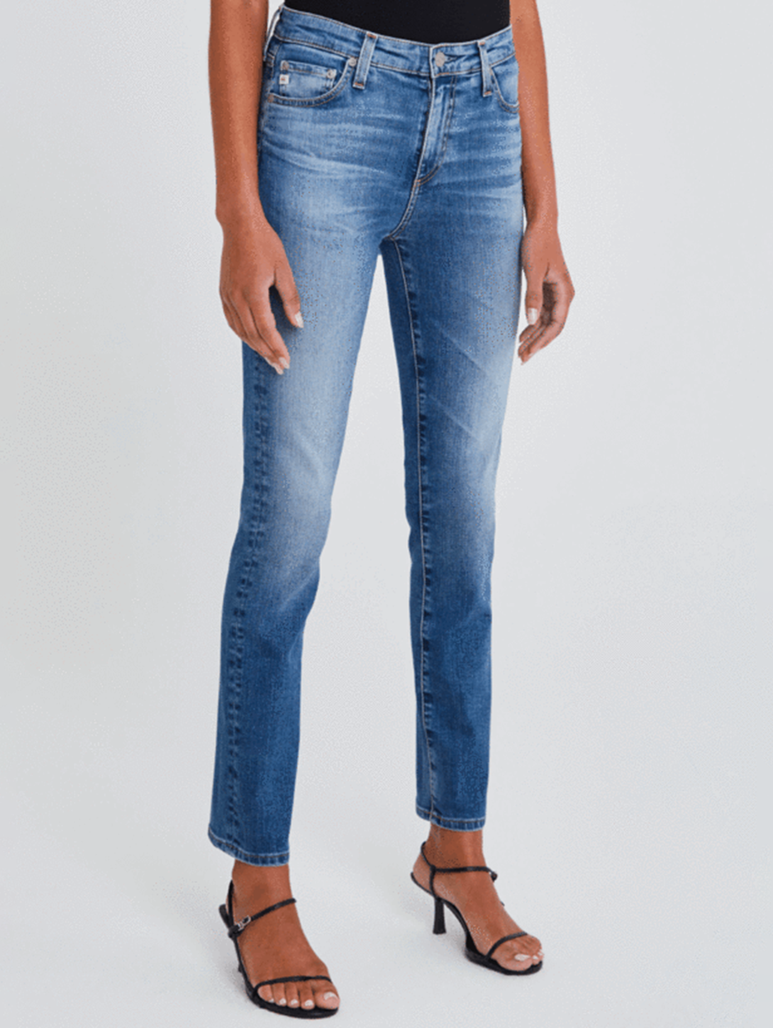 Mari Mid Rise Straight Jean - 15 Yr Shoreline