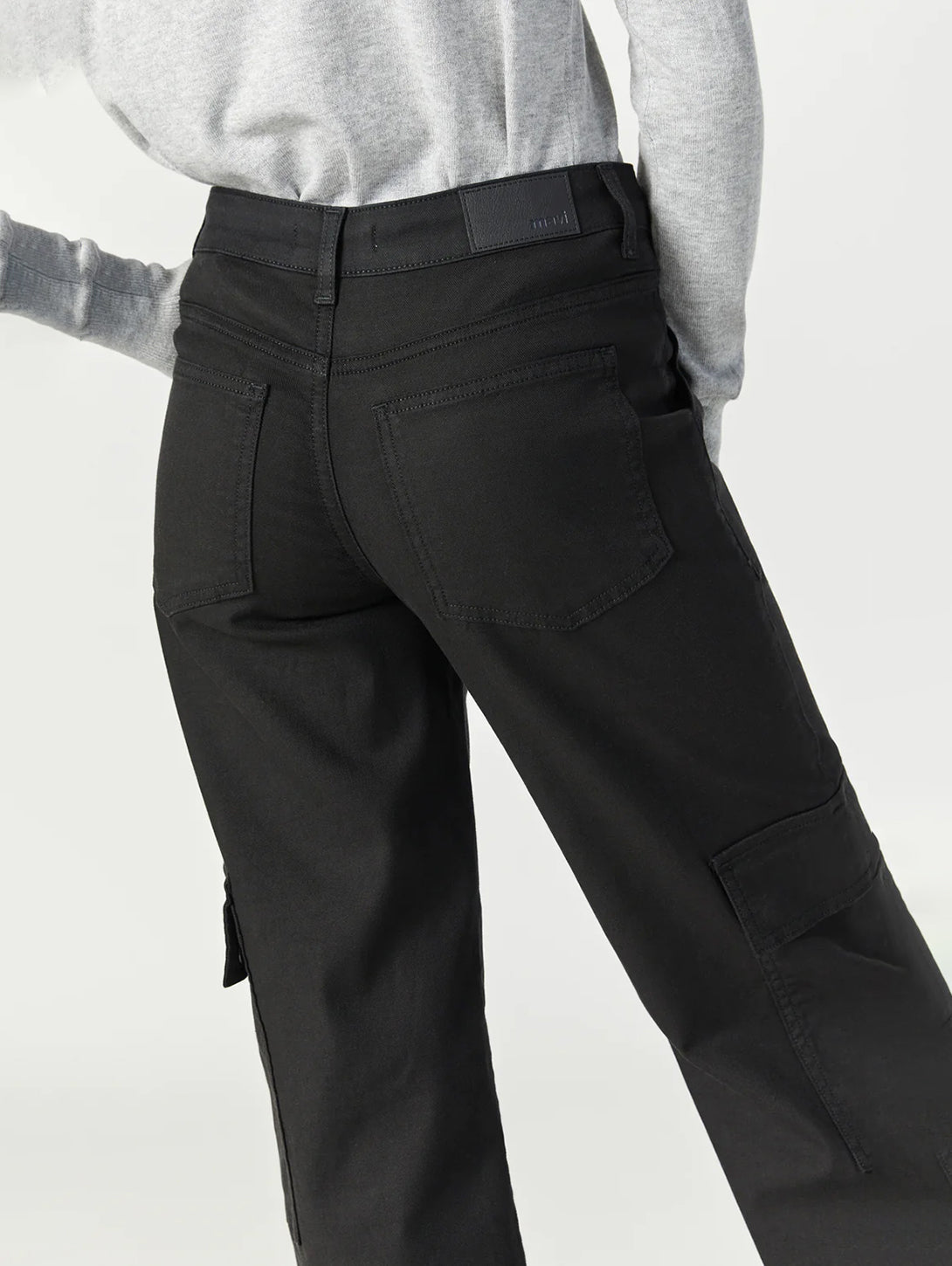 Alva Cargo Pant - Black Luxe Twill