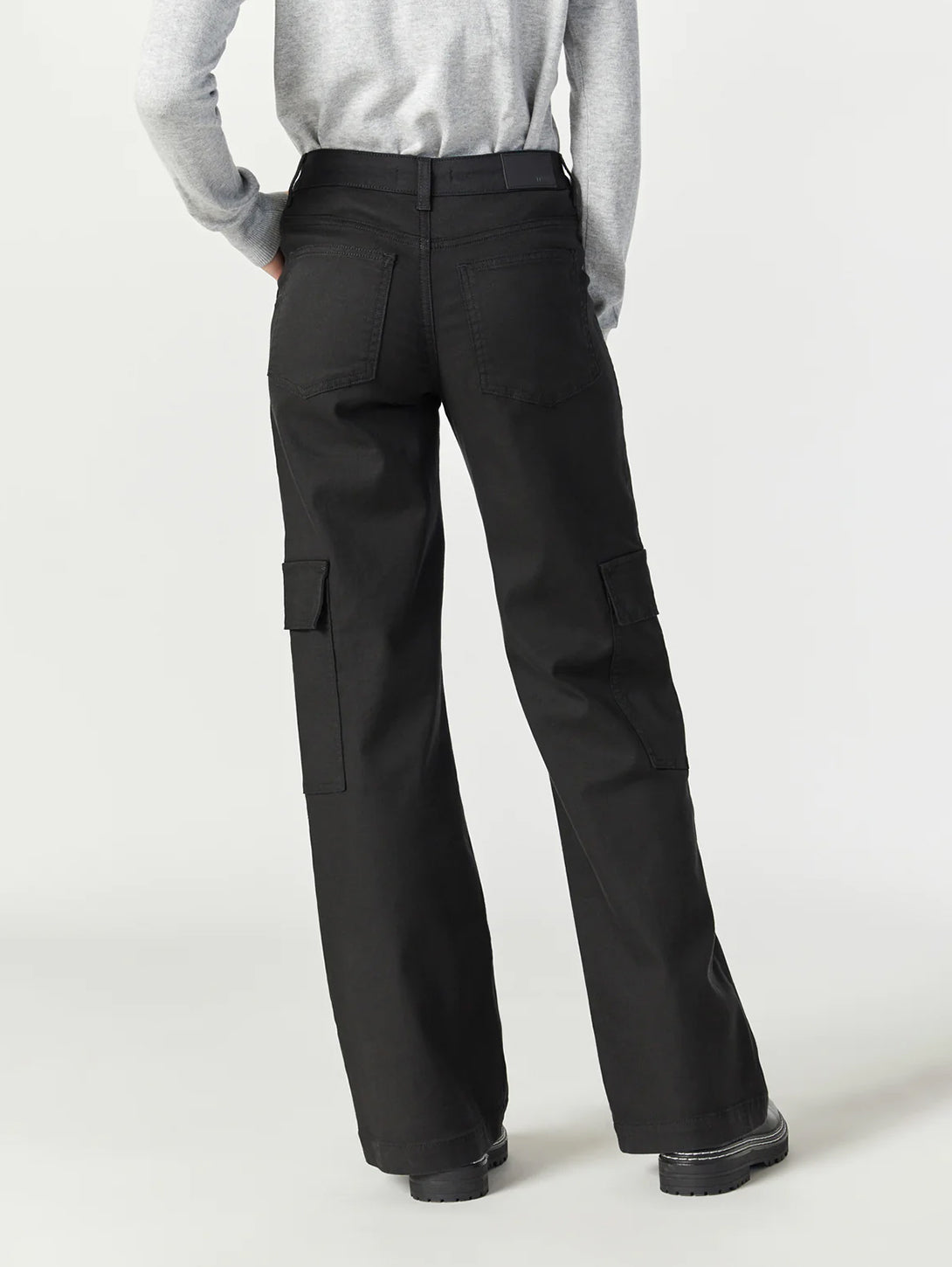 Alva Cargo Pant - Black Luxe Twill