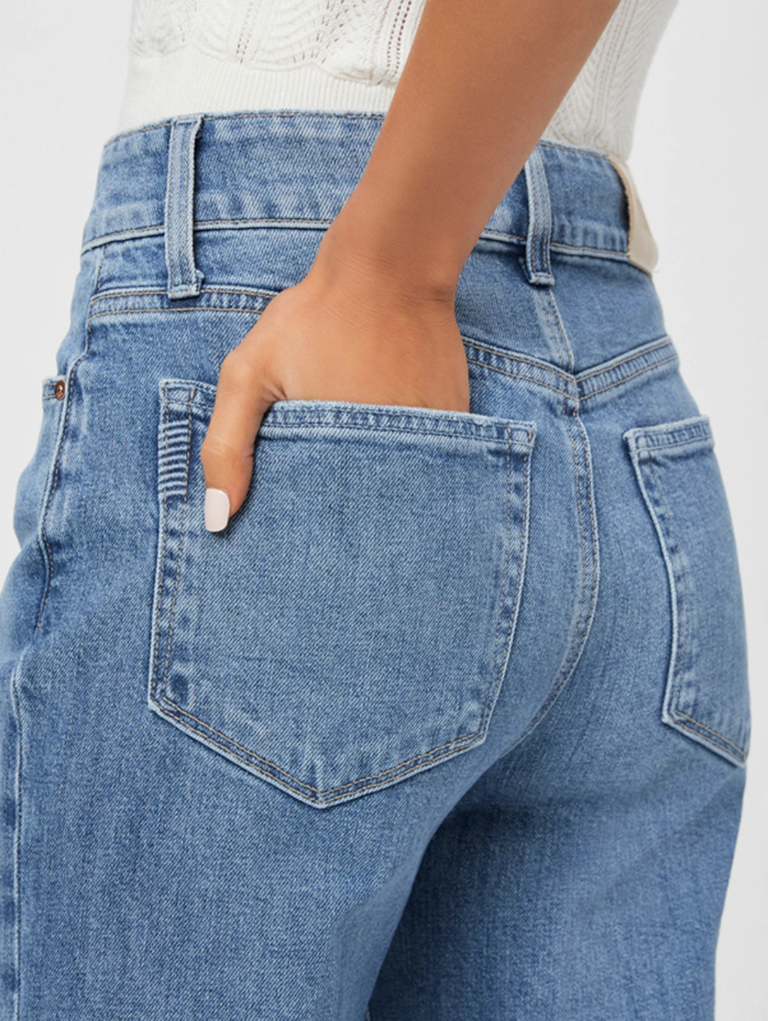 Sasha High Rise Straight Jean - Archives