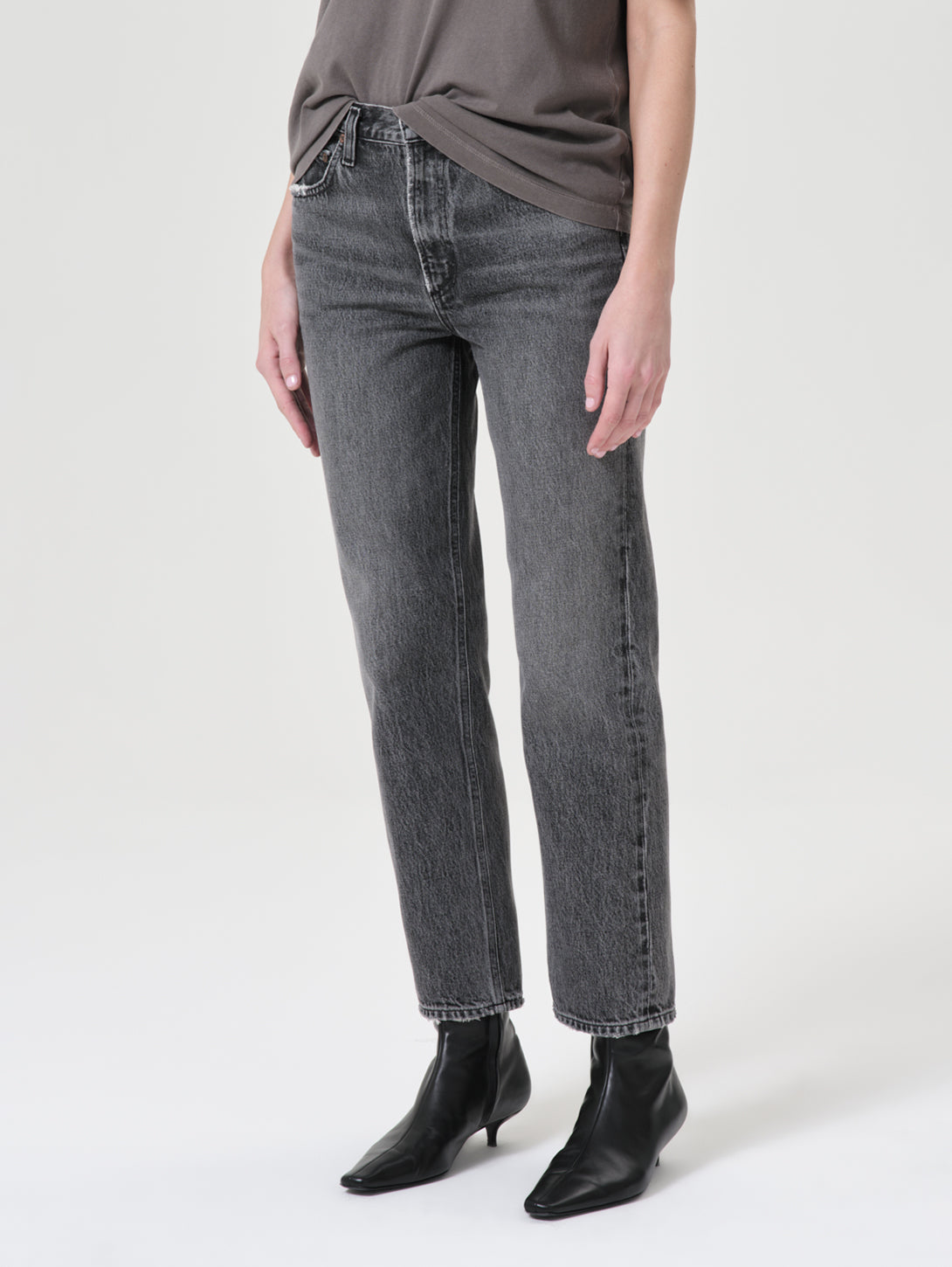 Valen Mid Rise Vintage Straight Jean - Spirit