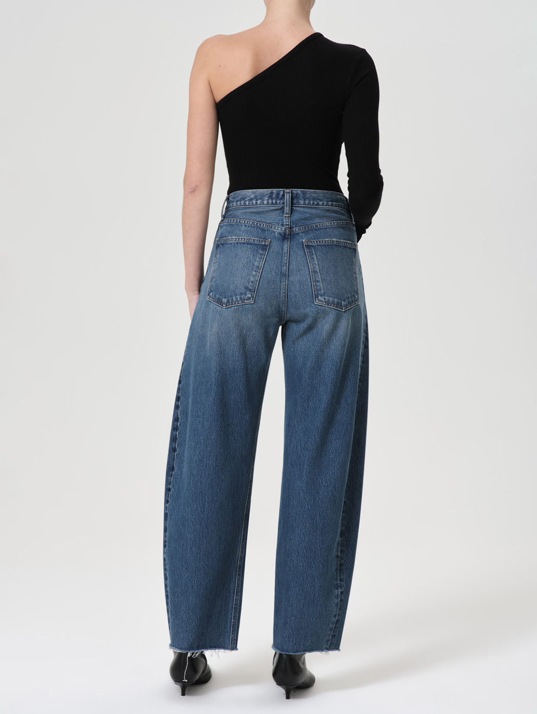 Luna Pieced Curved Taper Jean - Split