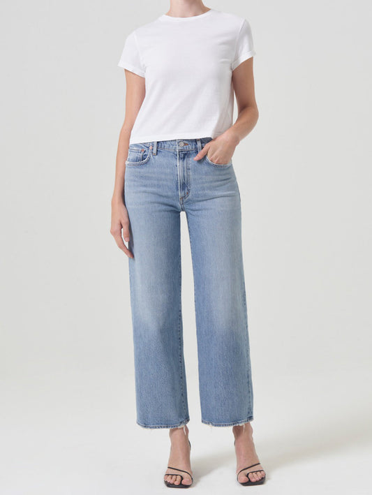 Harper Mid Rise Stretch Crop Jean - Hassel