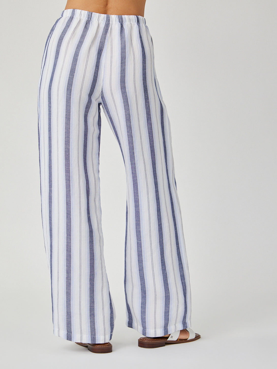 Easy Wide Leg Pant - Coastal Ombre Stripe