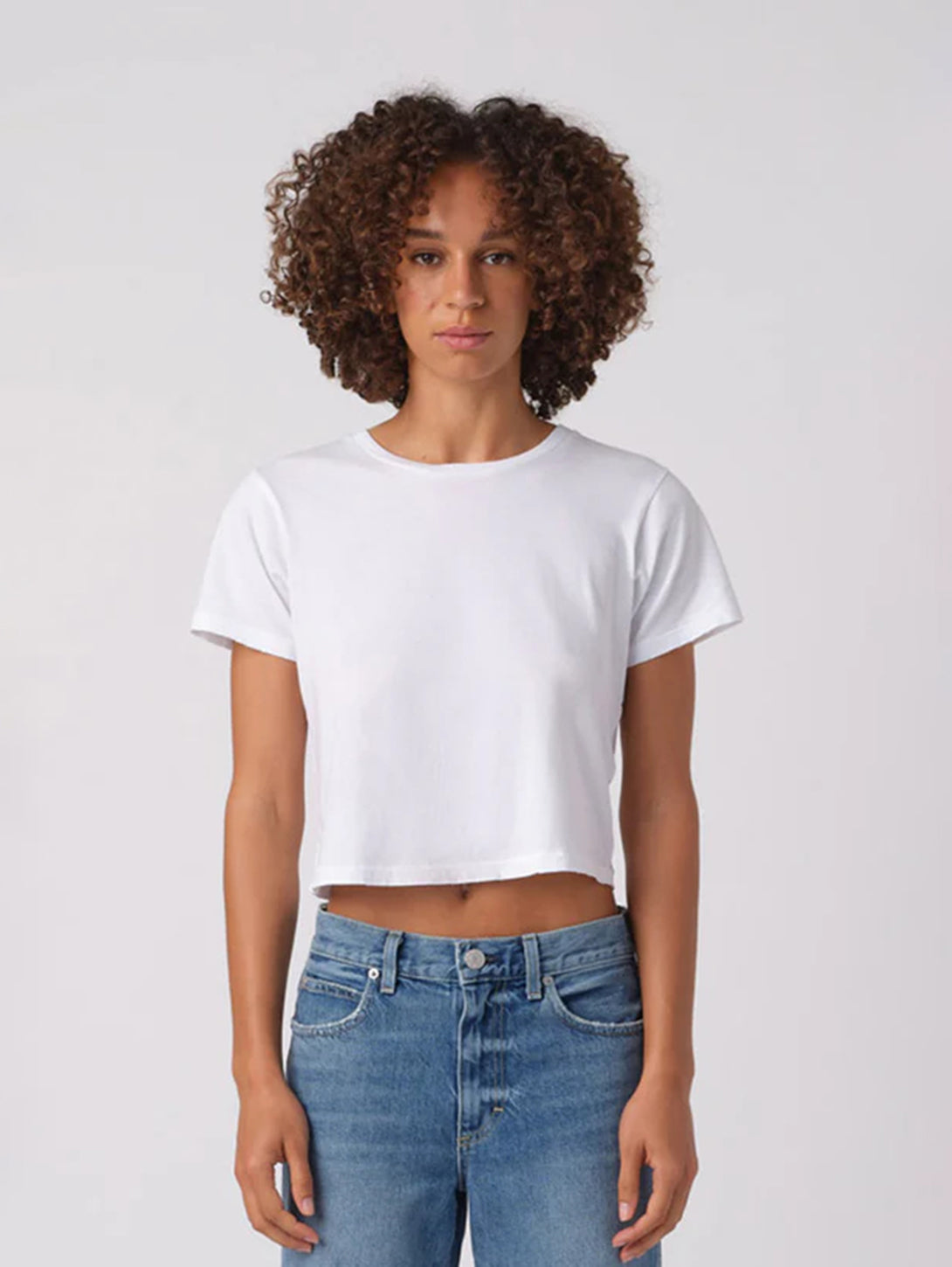 Short Sleeve Babe Tee - White