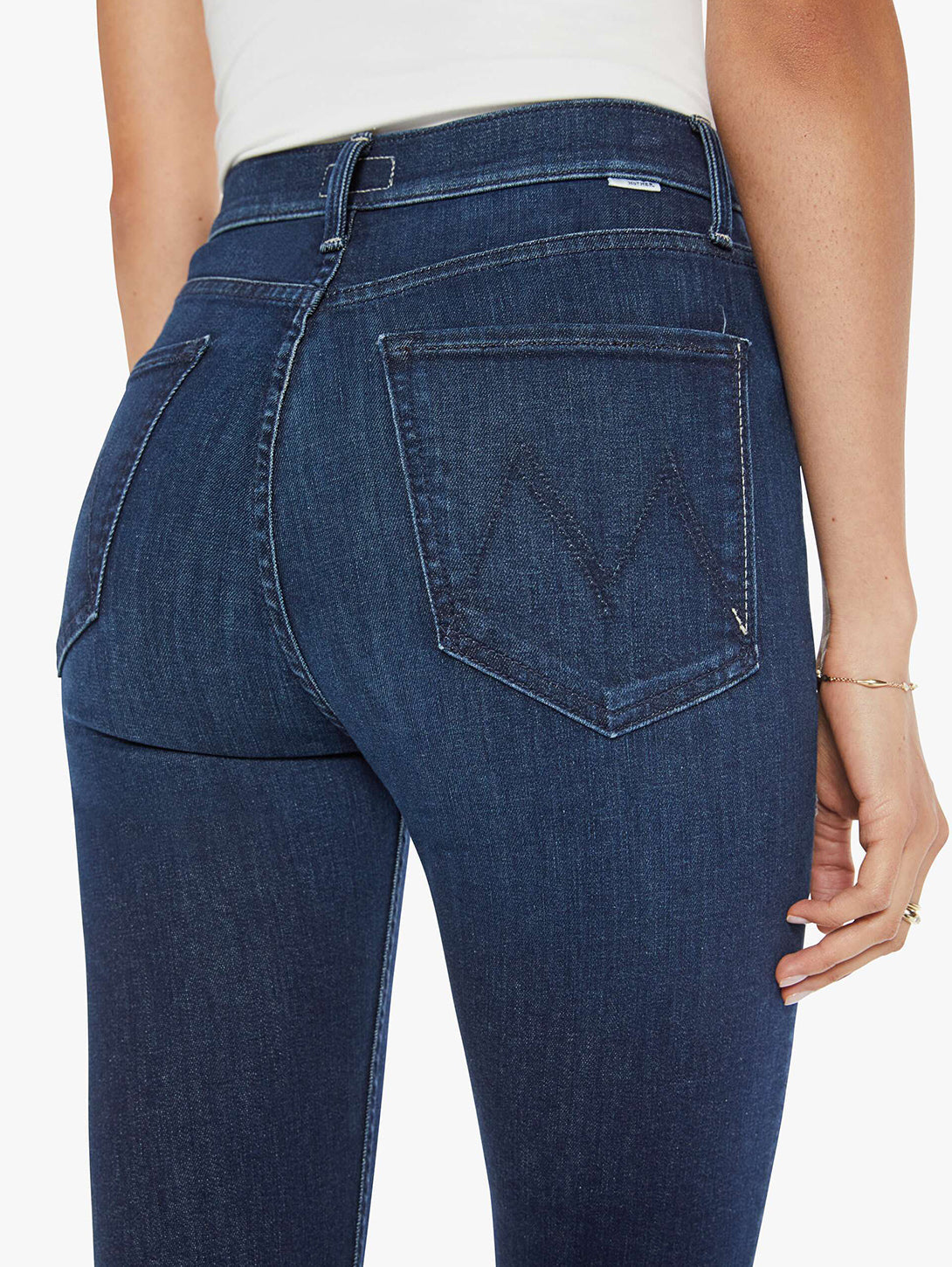 The High Waisted Rider Skimp Jean - Corner Piece