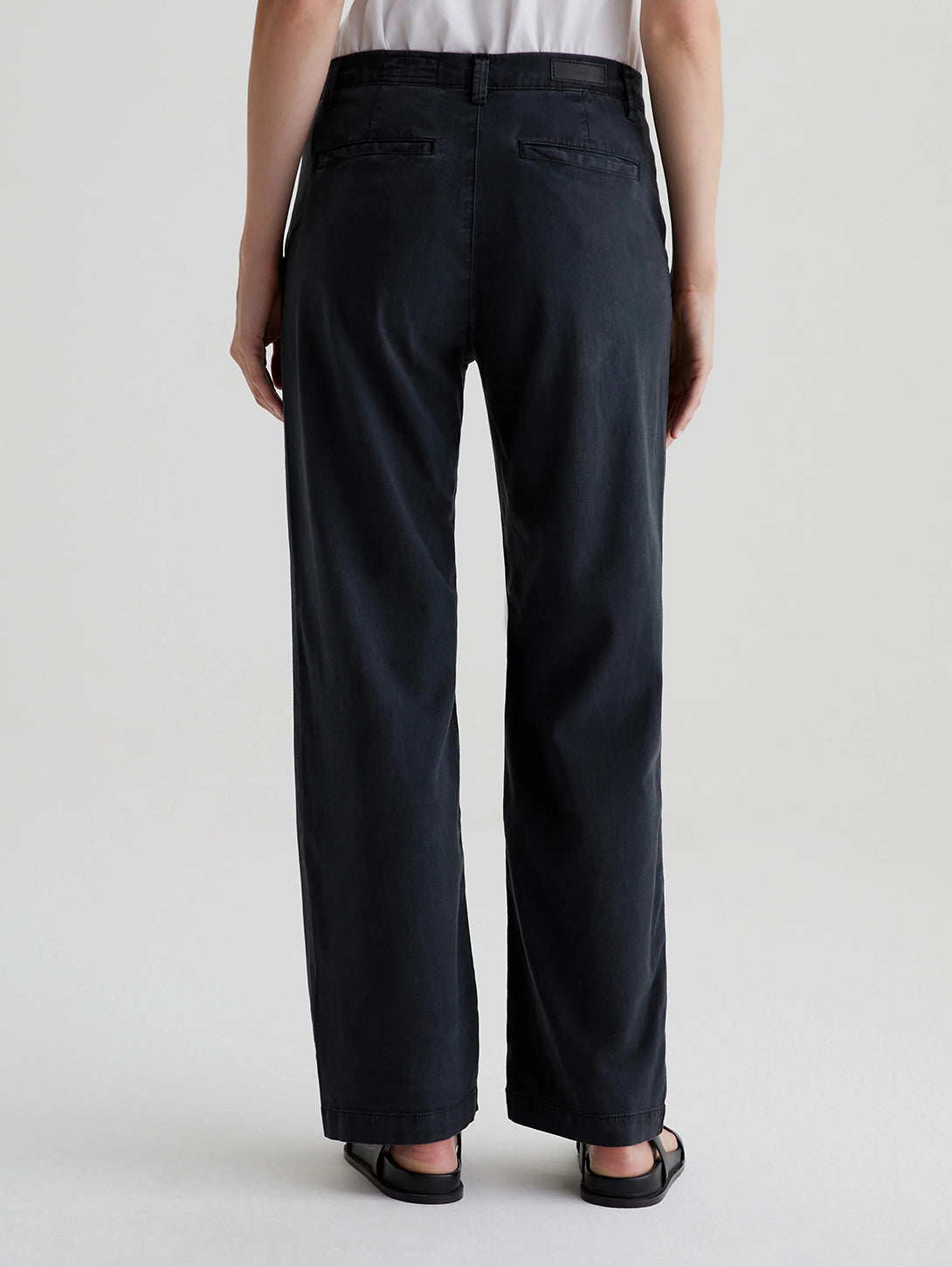 Caden Straight Trouser - Sulfur Black