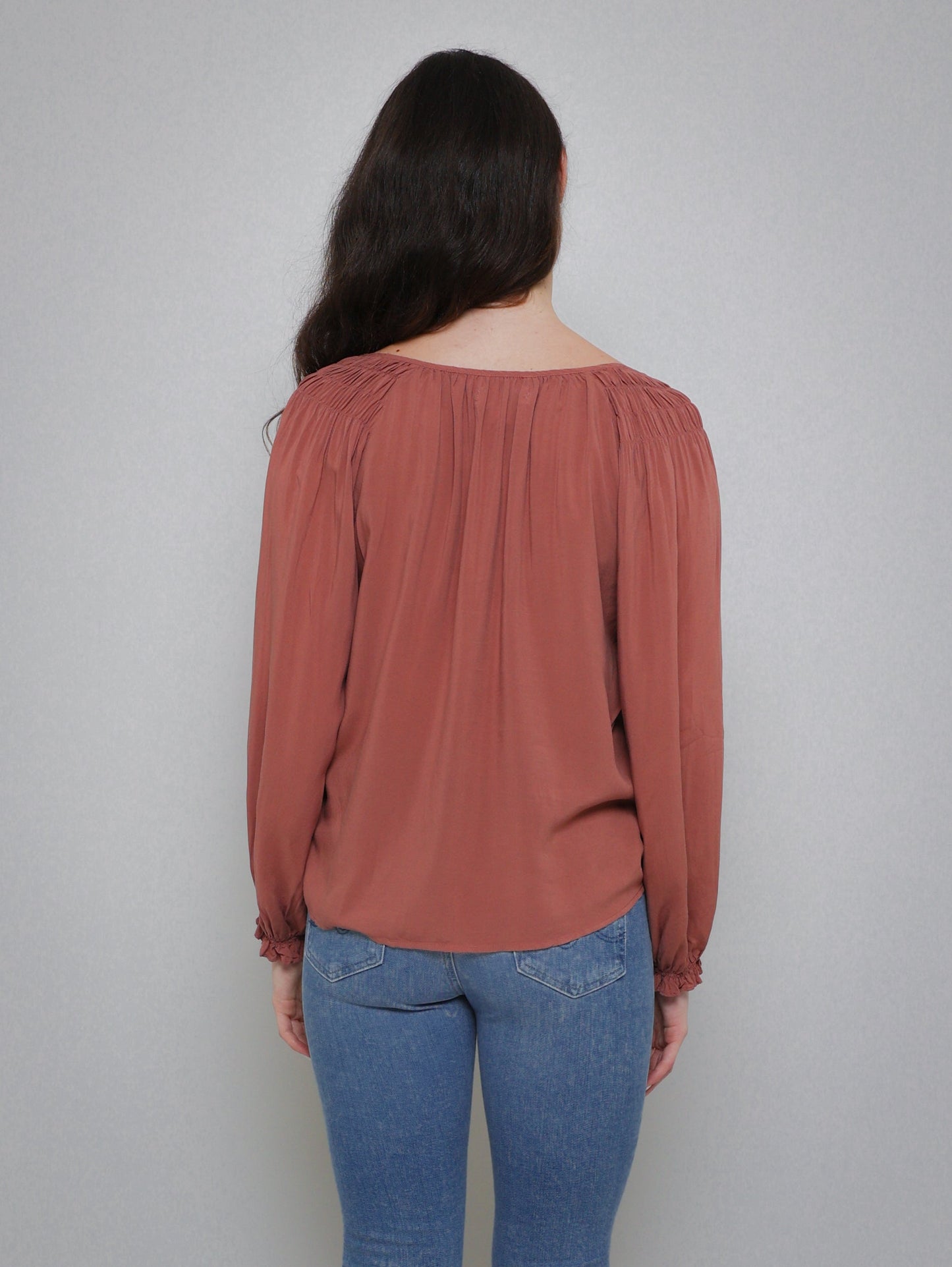 Azalea Long Sleeve Top - Blush