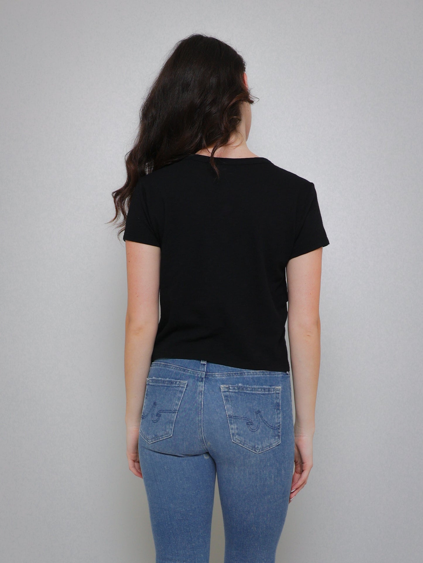 Marie Round Neck Short Sleeve