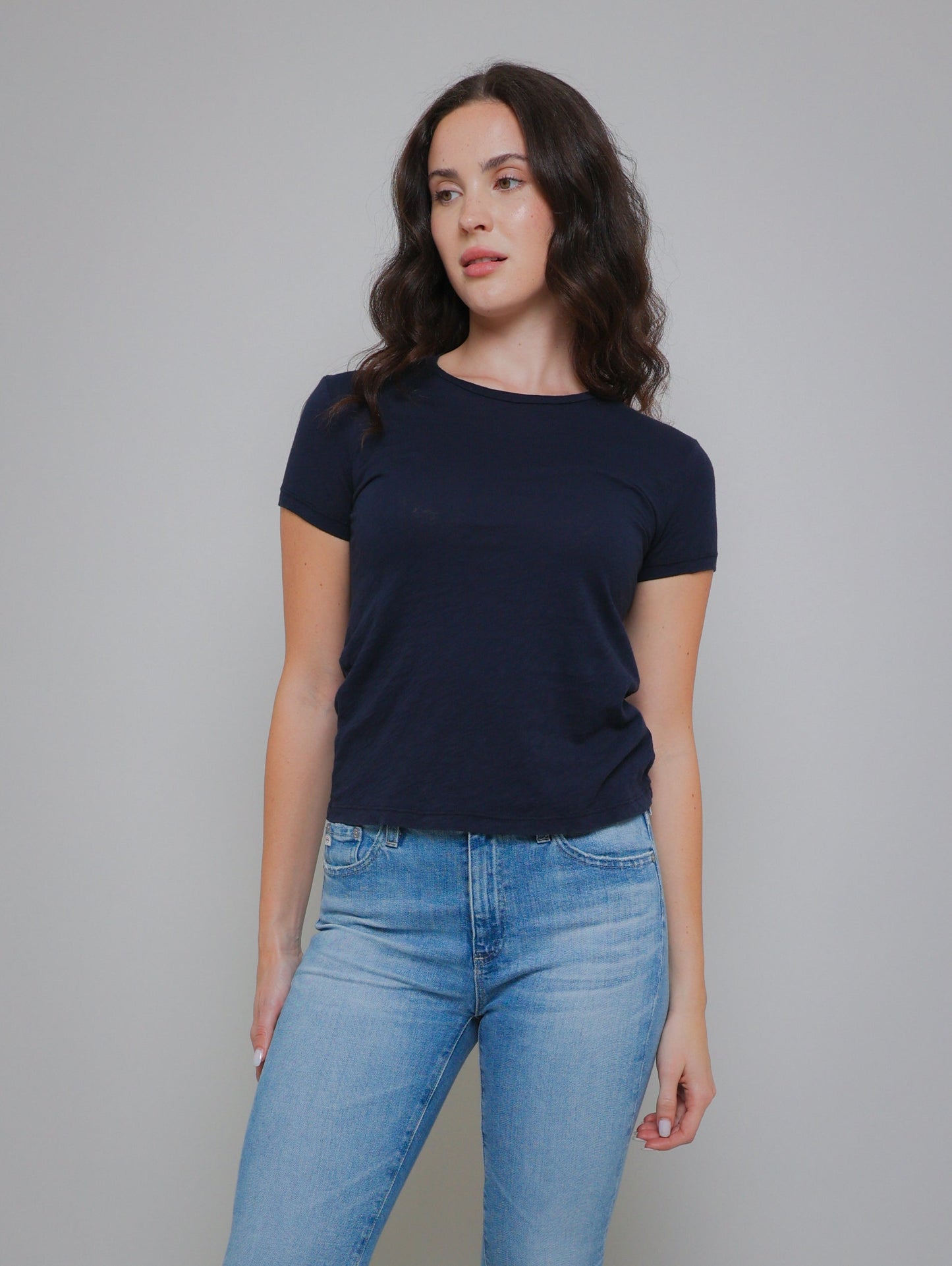 Sierra Short Sleeve Crew Tee - Navy