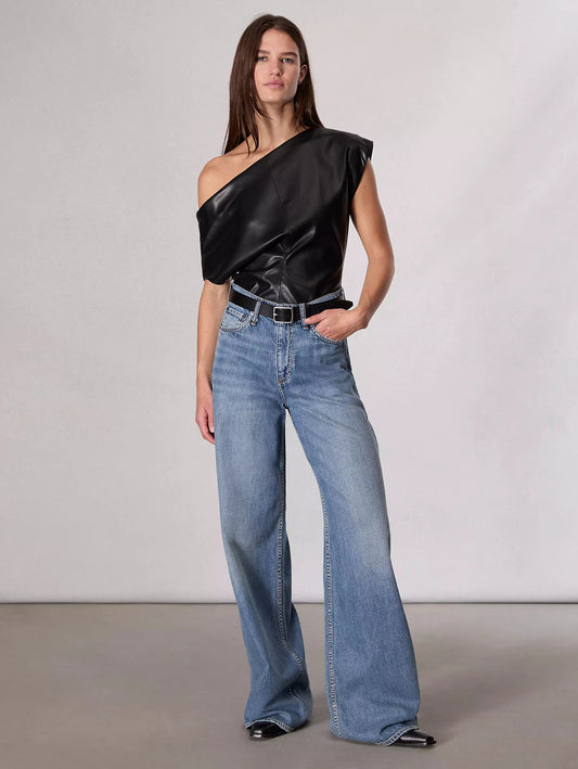 Featherweight Sofie High Rise Wide Jean - Beverly