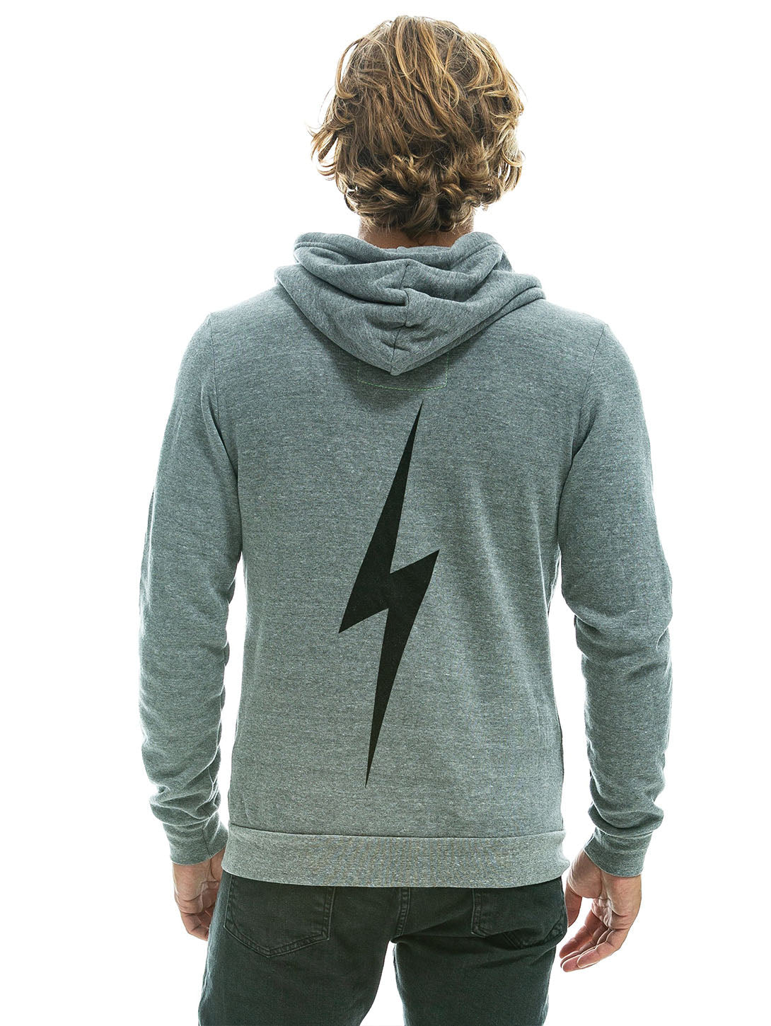 Bolt Zip Hoodie - Heather Grey