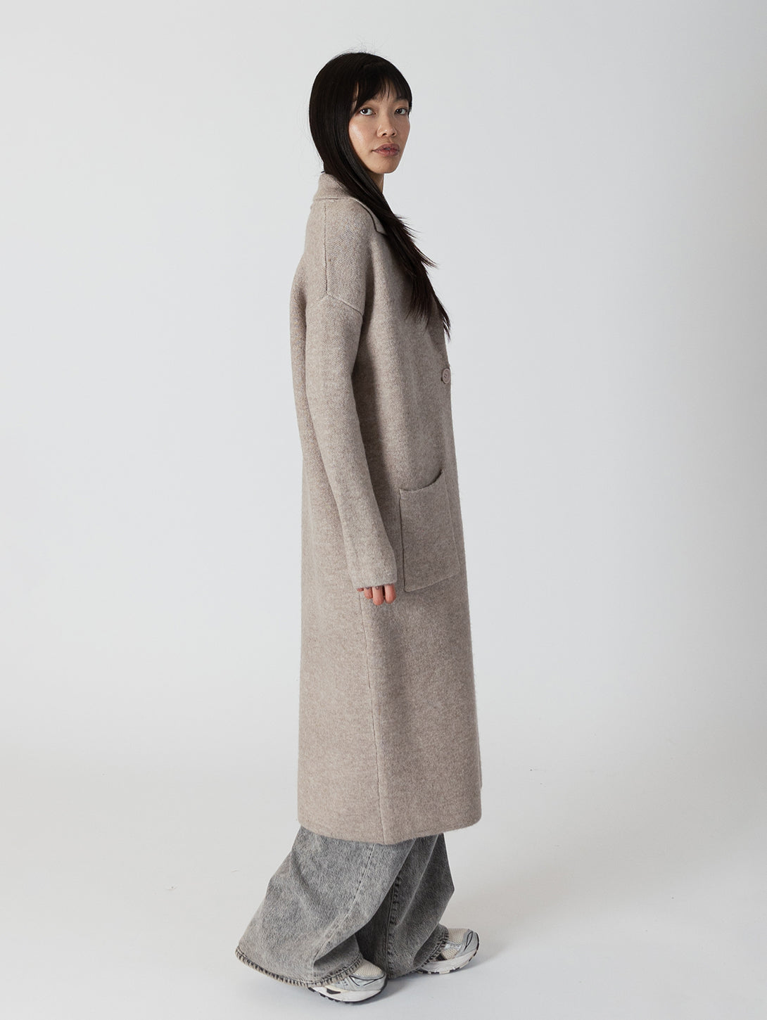 Jimmi Coat - Medium Oatmeal