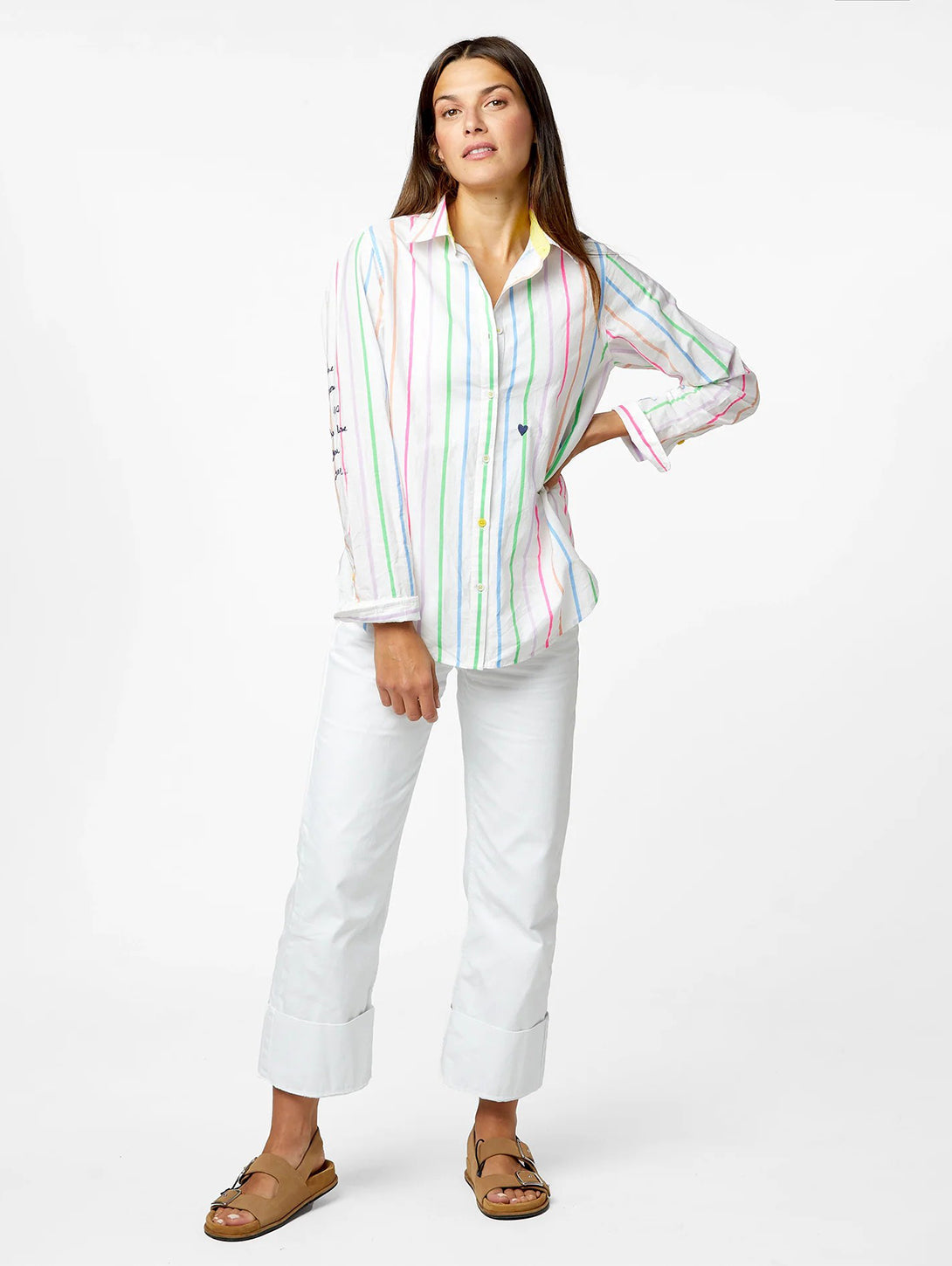 Mia Shirt - Multi Stripe