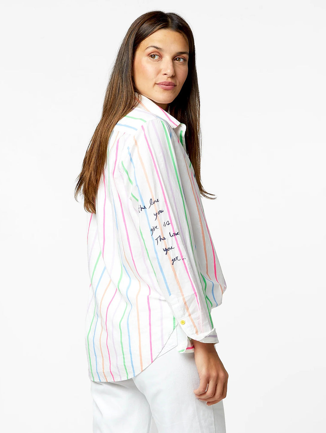 Mia Shirt - Multi Stripe