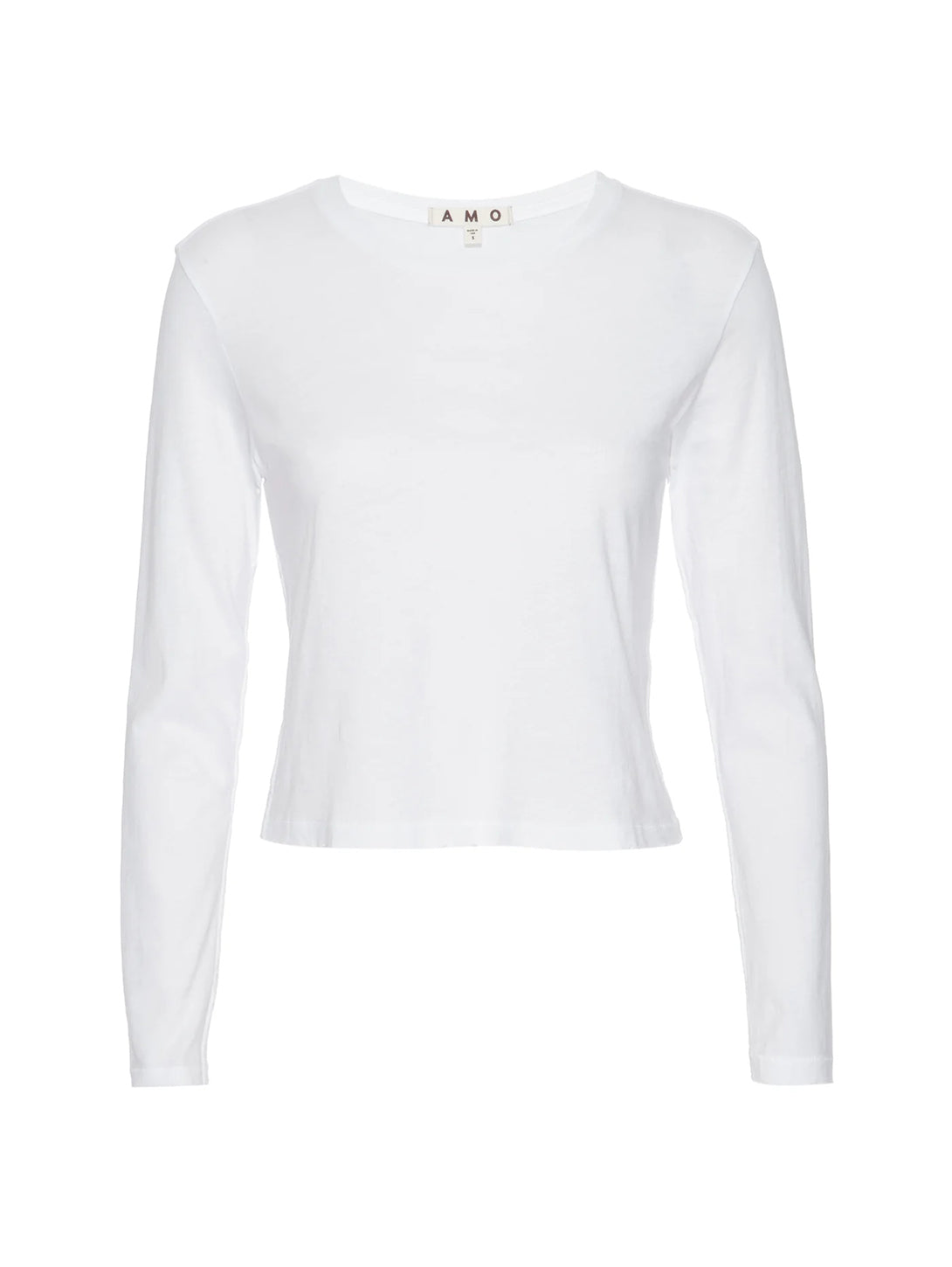 Long Sleeve Babe Tee - White