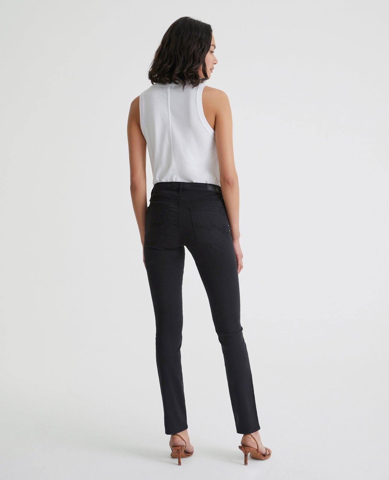 Prima Mid Rise Cigarette Jean - Black