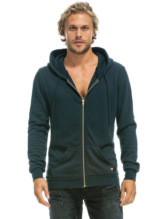 Bolt Zip Hoodie - Charcoal