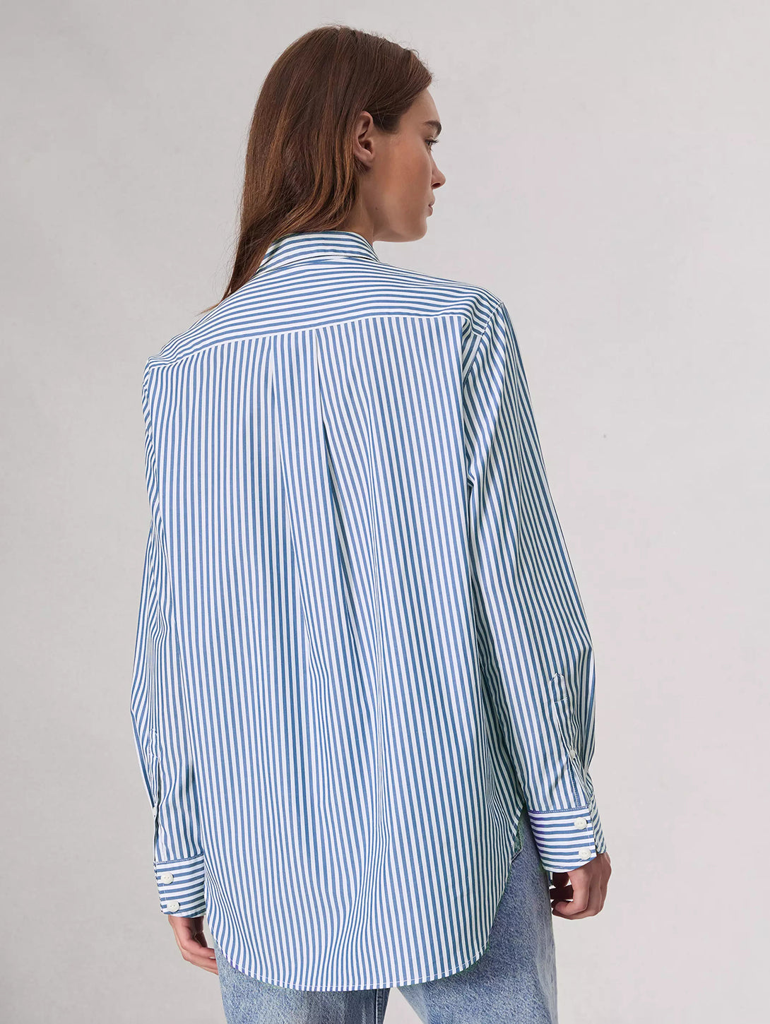 Maxine Shirt - Blue Stripe