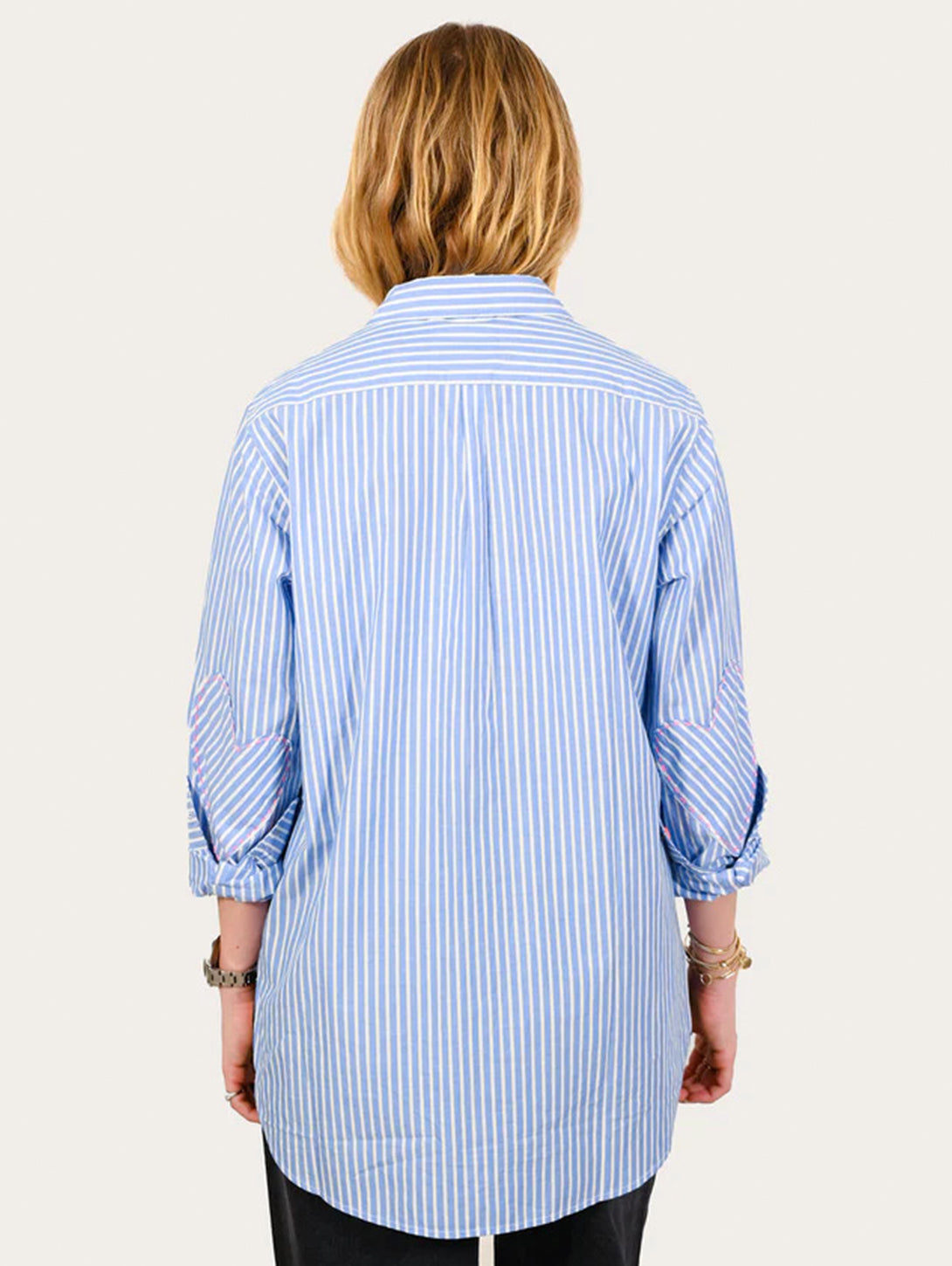 Mia Stripe Shirt - Blue