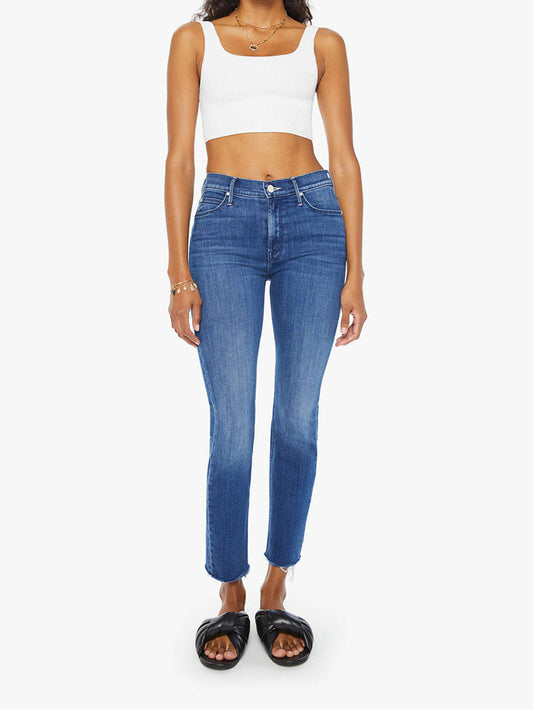 The Mid Rise Dazzler Ankle Fray Jean - Nothing Between Us