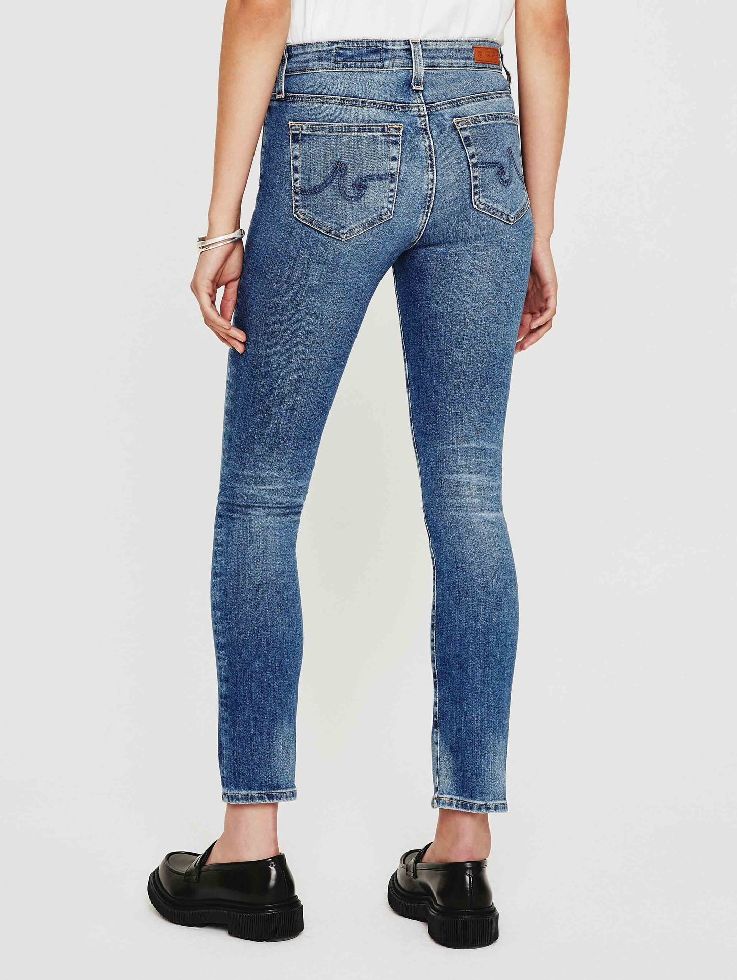 Mari Mid Rise Straight Jean - 15 Yr Shoreline