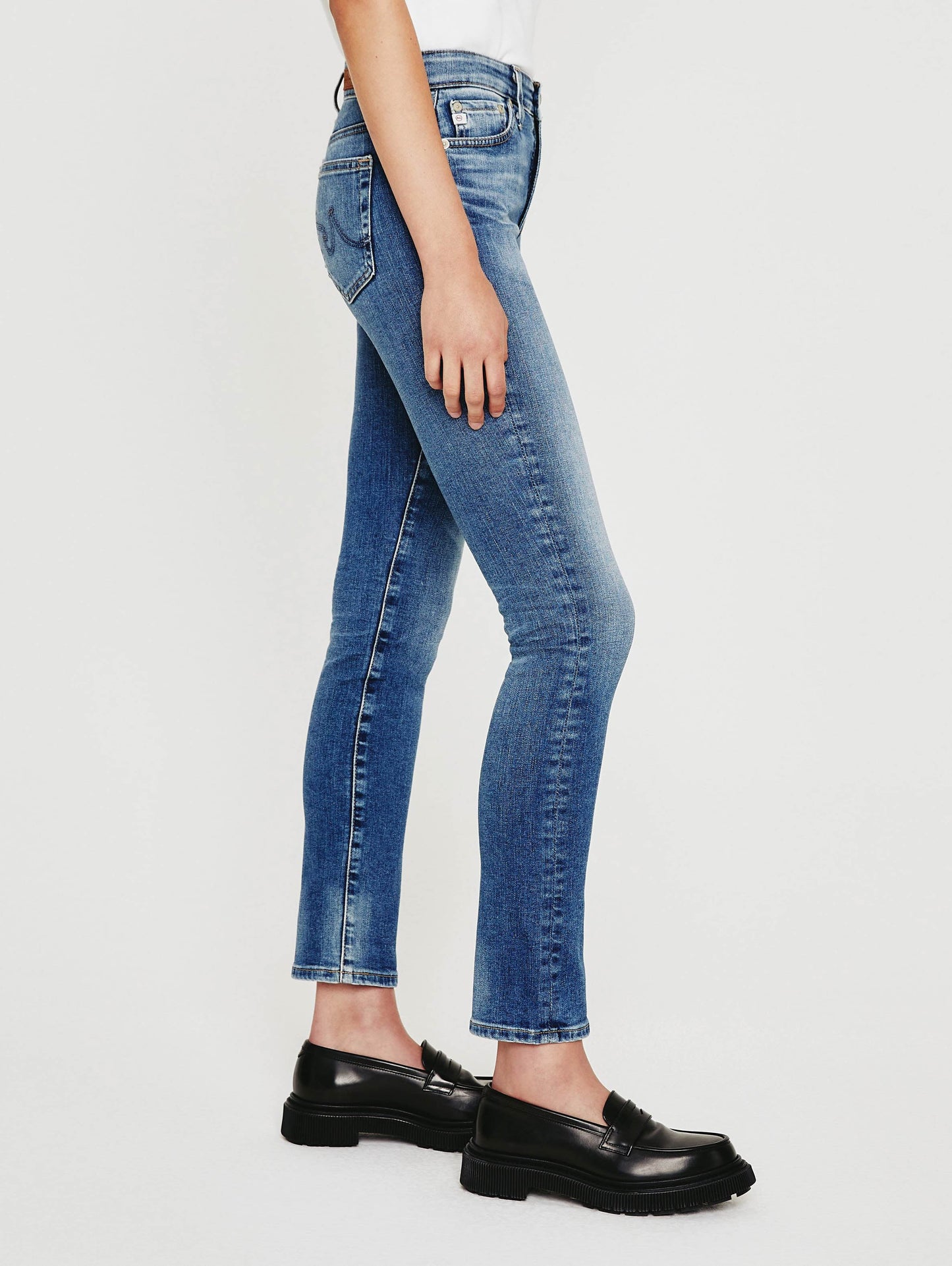 Mari Mid Rise Straight Jean - 15 Yr Shoreline