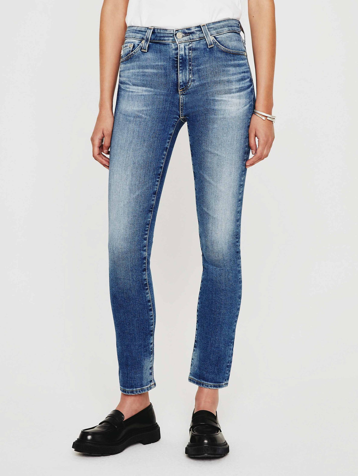 Mari Mid Rise Straight Jean - 15 Yr Shoreline