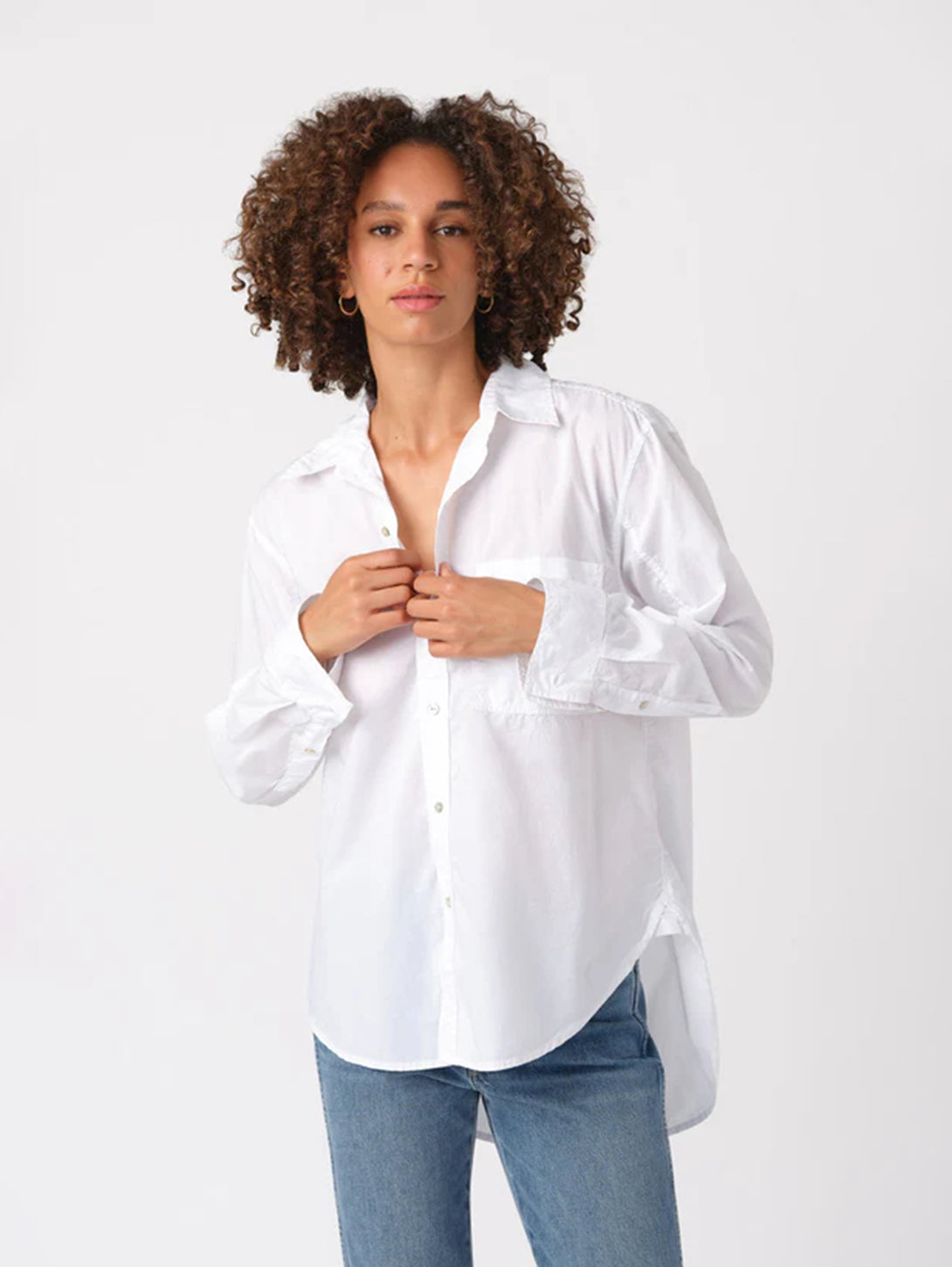 Ruth Oversized Shirt - White