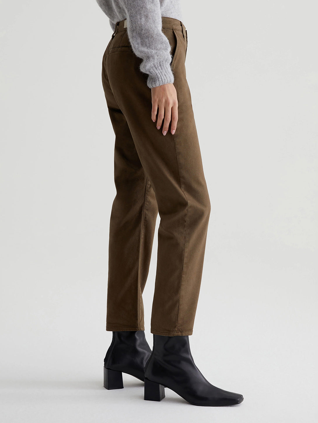 Caden Straight Trouser - Sulfur Oak Brown