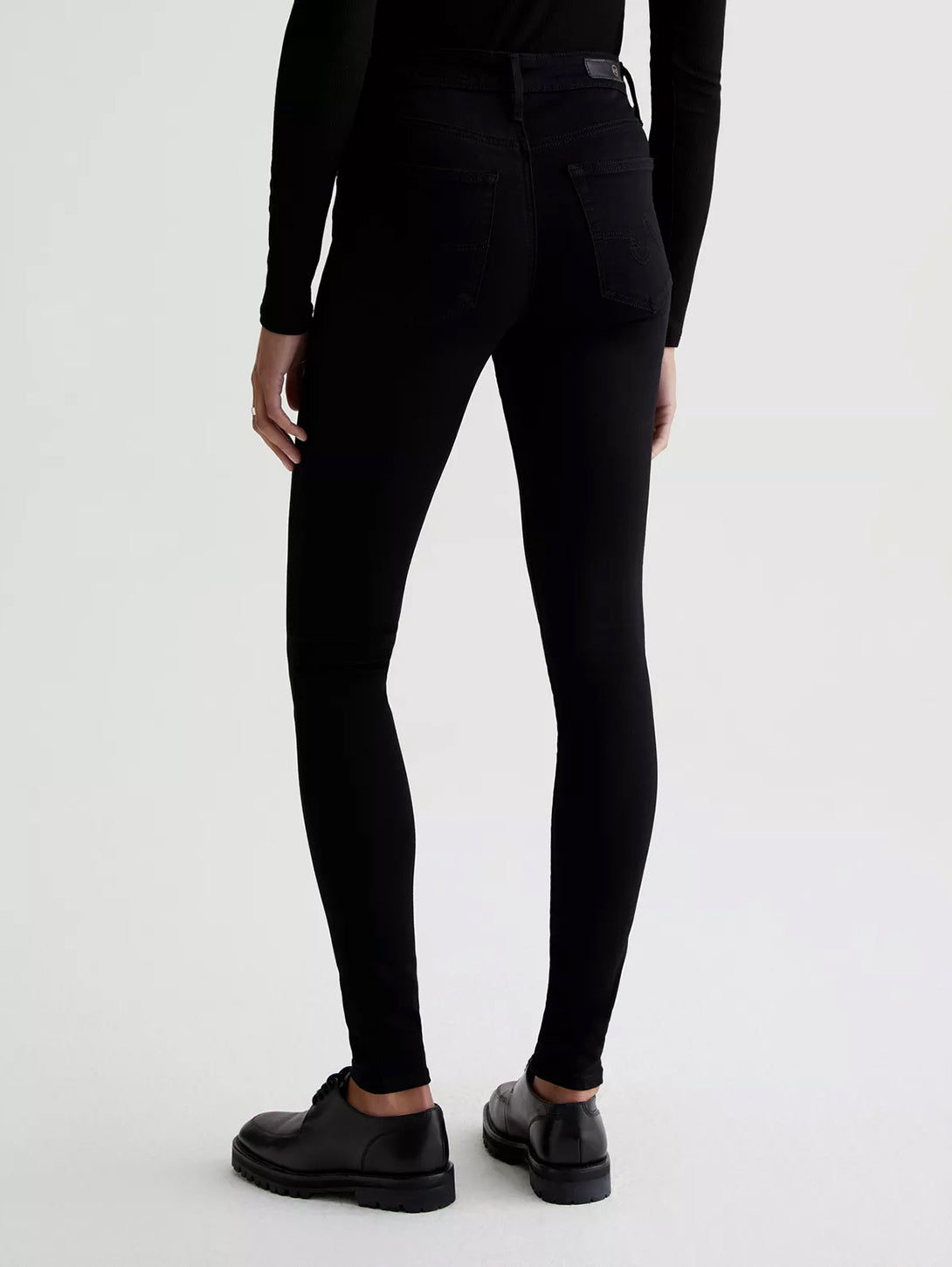 Farrah High Rise Ankle Skinny Jean - Black