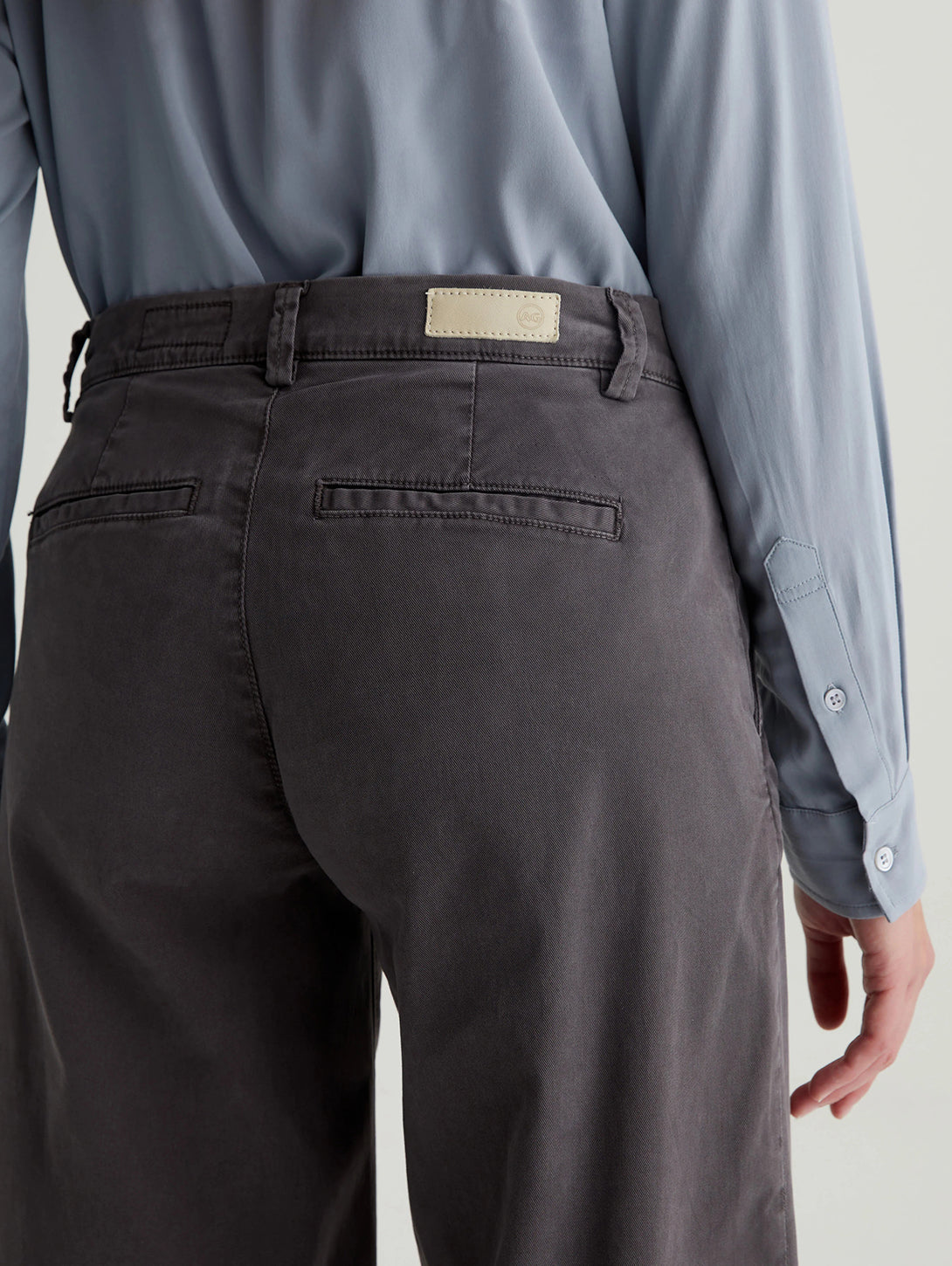 Caden Straight Trouser - Sulfur Misty Grey