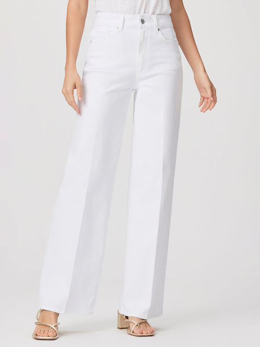 Sasha High Rise Straight Jean - Crisp White