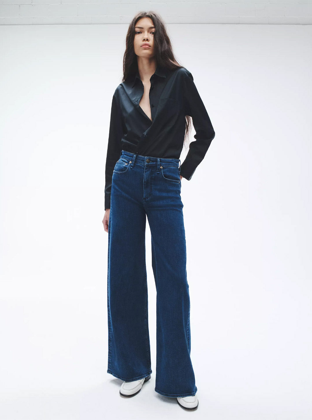 Sofie High Rise Flexi Wide Jean - Jen