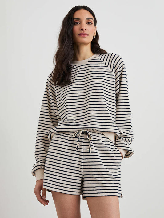 Theron Sweatshirt - Sailor Stripe Terry Towel