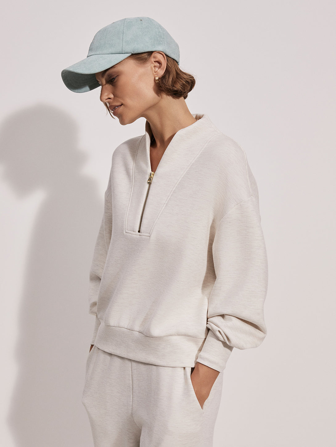 Davidson Sweatshirt - Ivory Marl