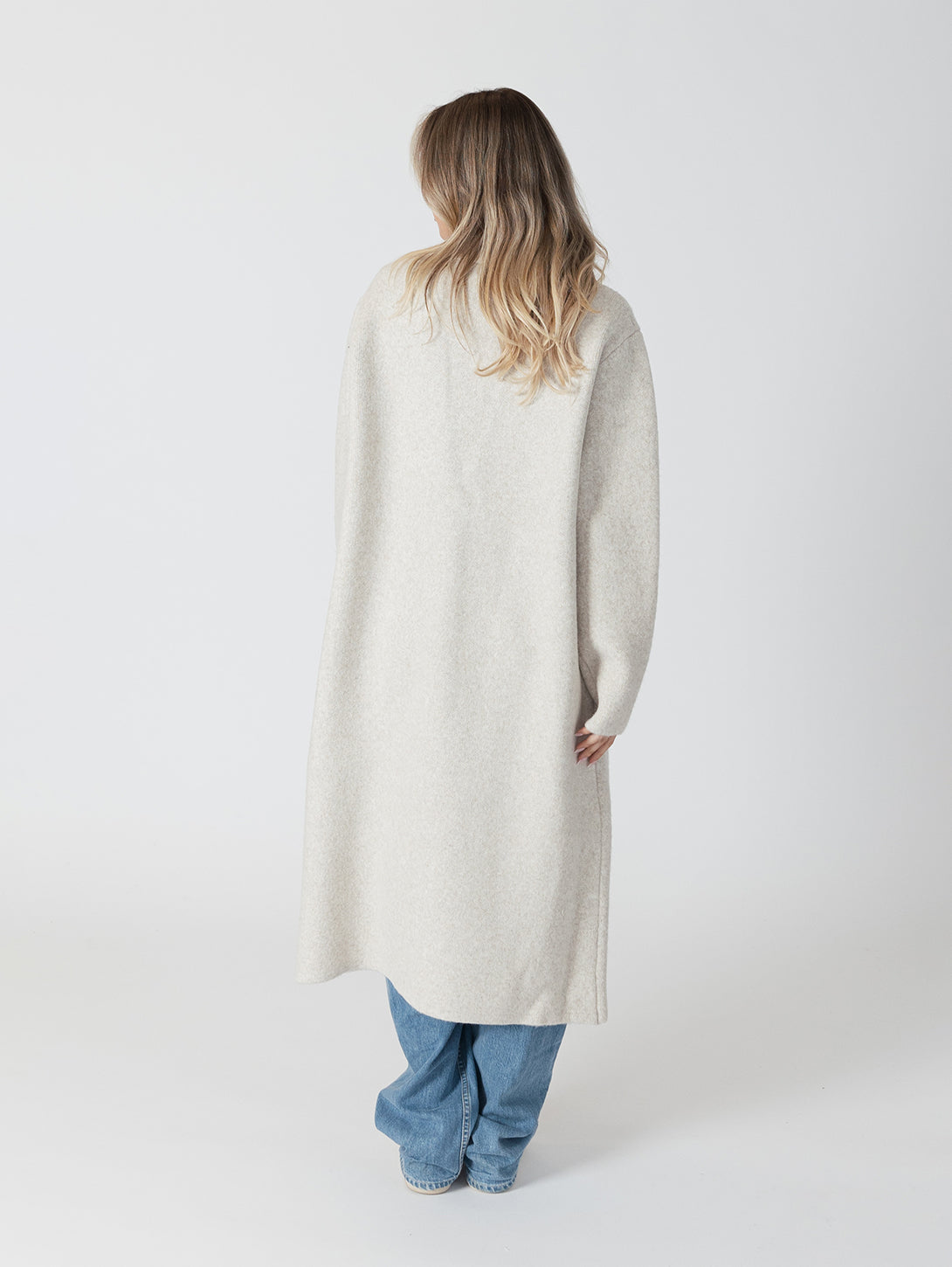 Victoria Lux Oversized Coat - Beige