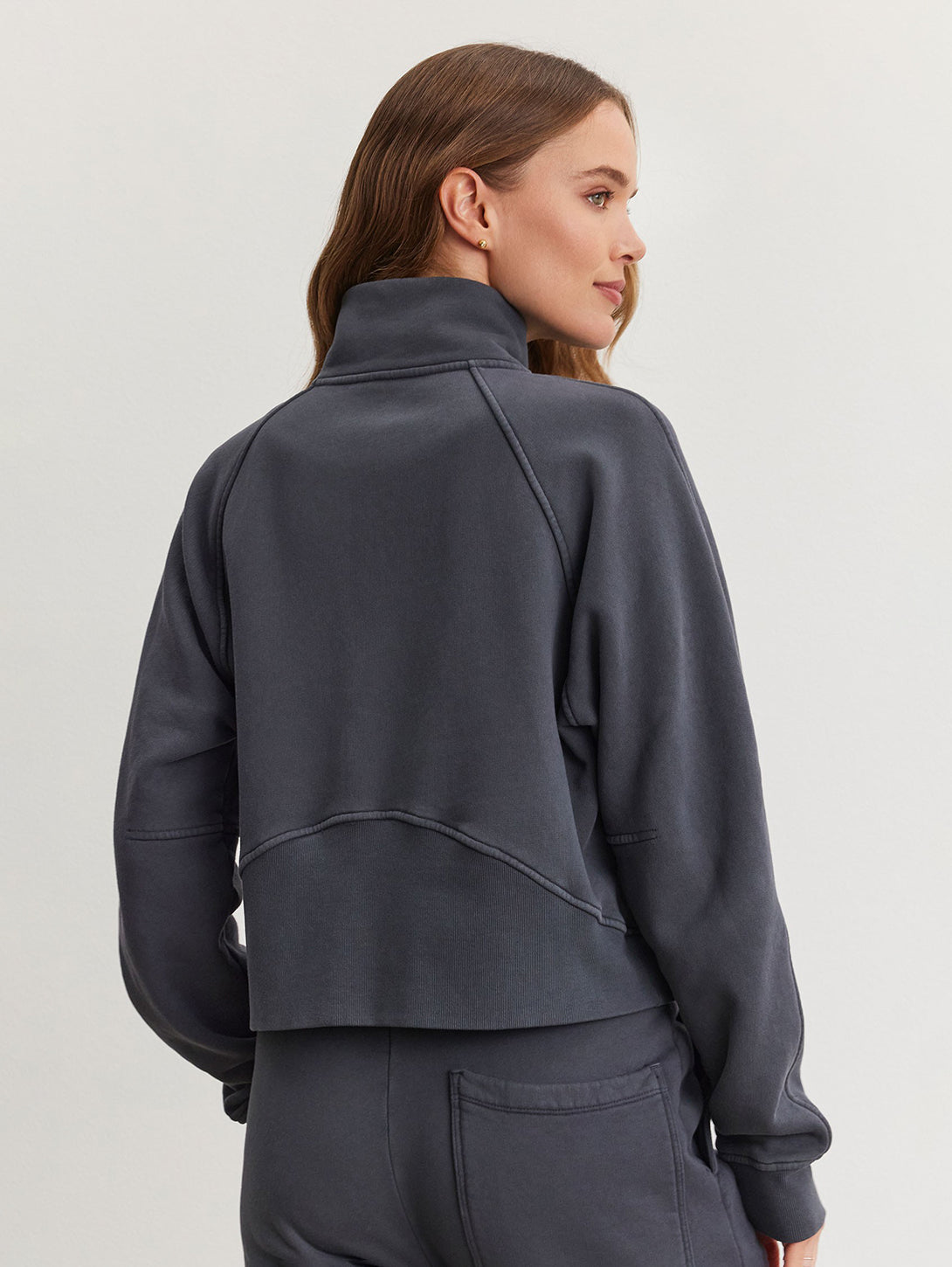 Cecilia Zip Sweatshirt - Ash