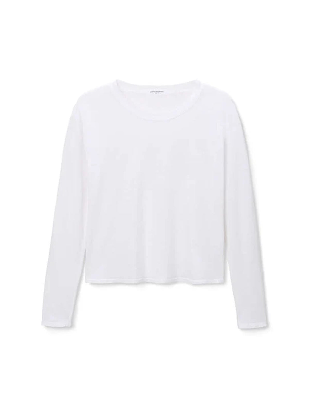 Axel Long Sleeve Crew Tee - White