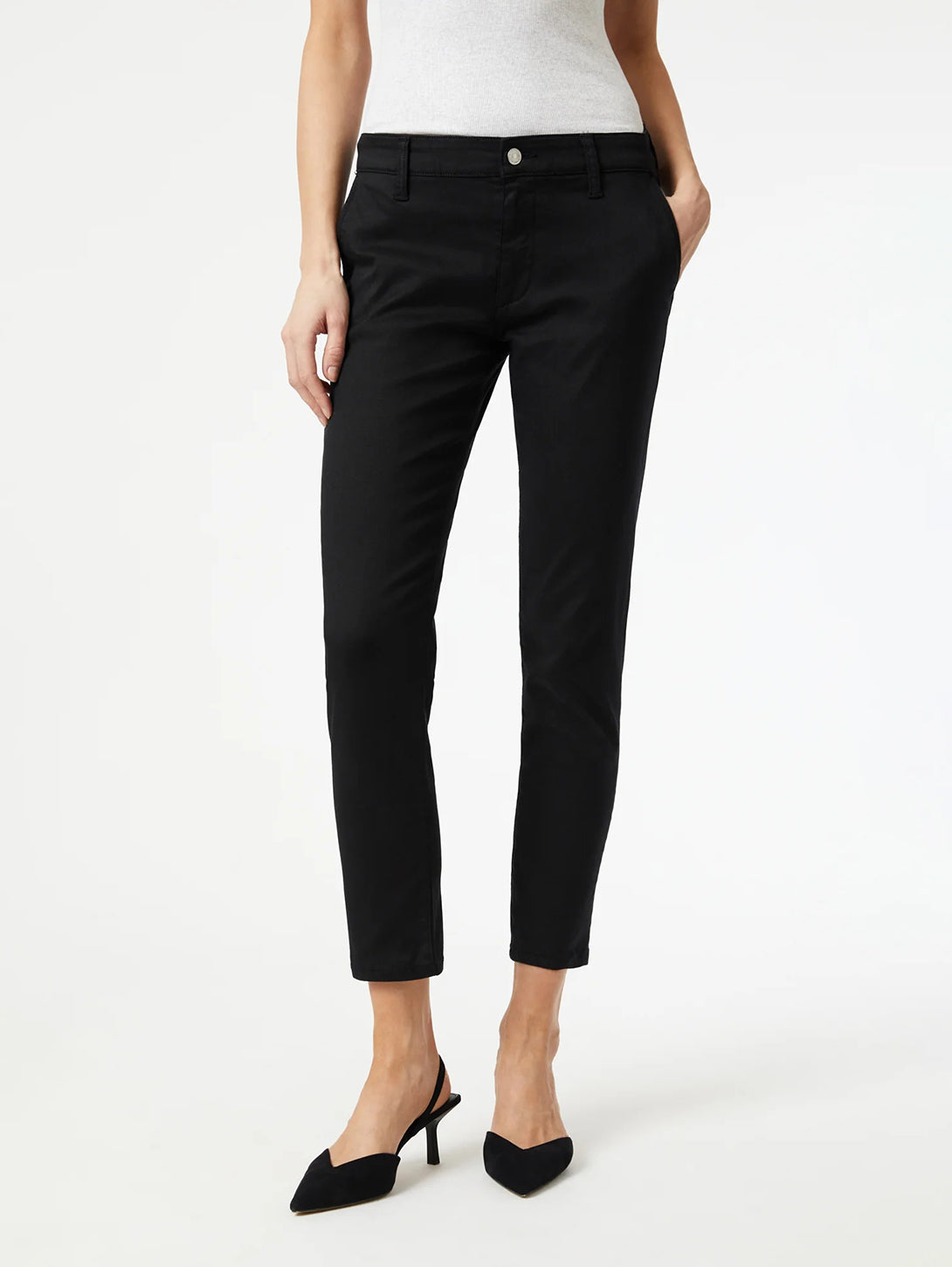 Brooke Pant - Black Luxe Twill