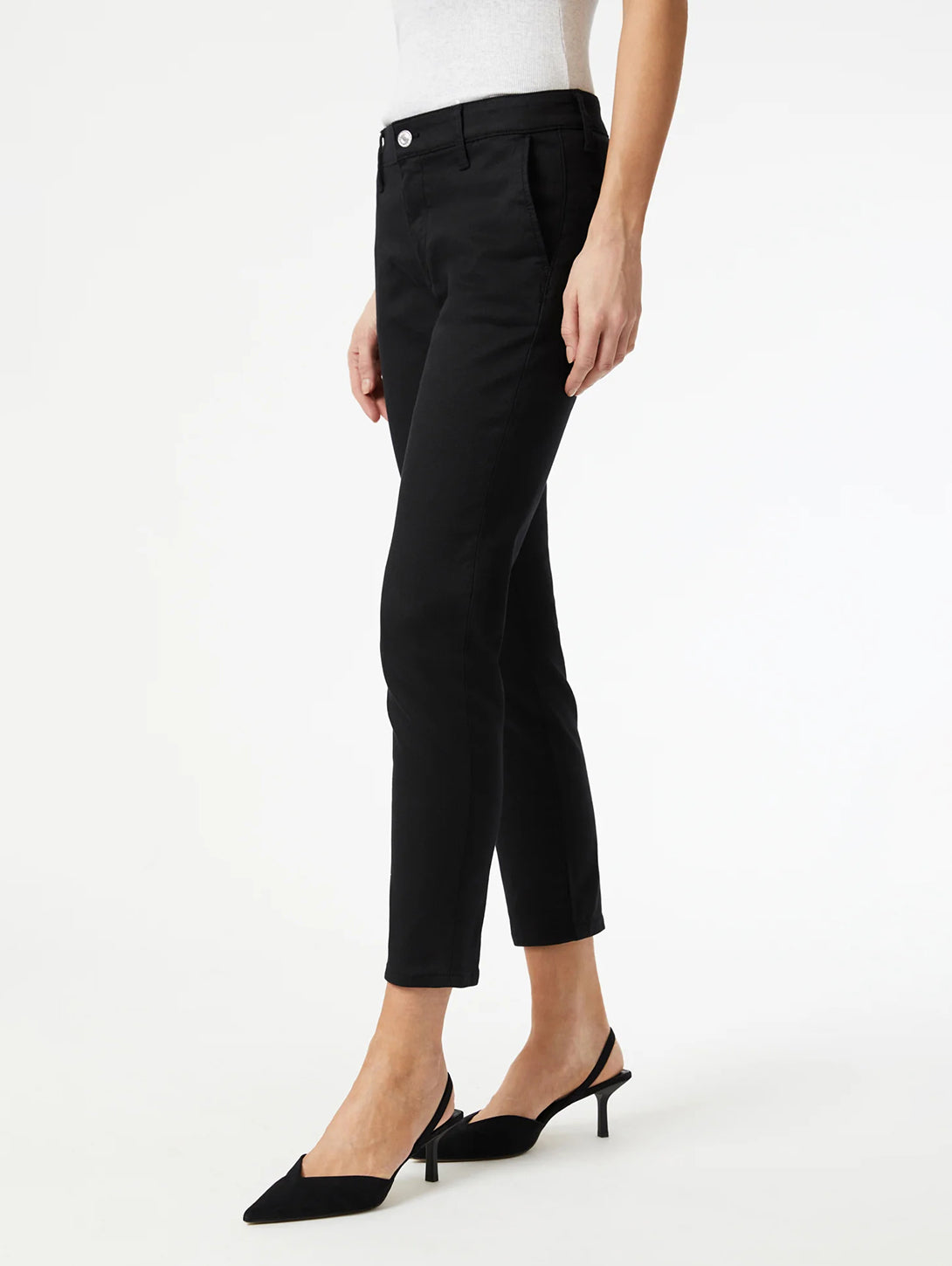 Brooke Pant - Black Luxe Twill