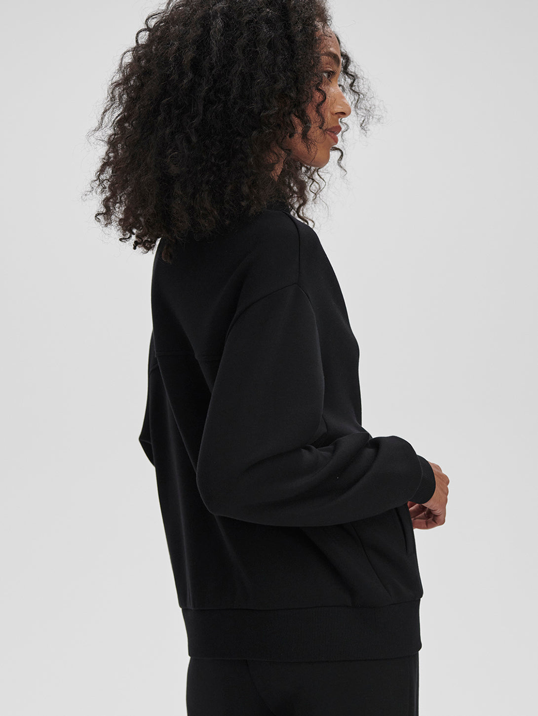 Celeste Button Through Cardigan - Black