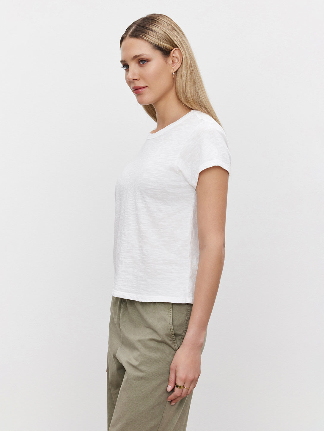 Marie Round Neck Short Sleeve